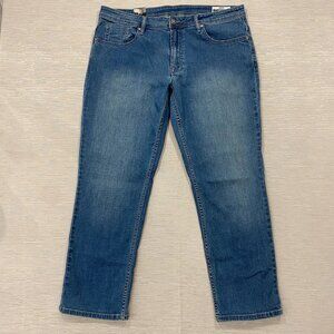 Buffalo David Bitton Jack Jeans Mens 36 x 30 Slim Fit Straight Medium Wash Denim